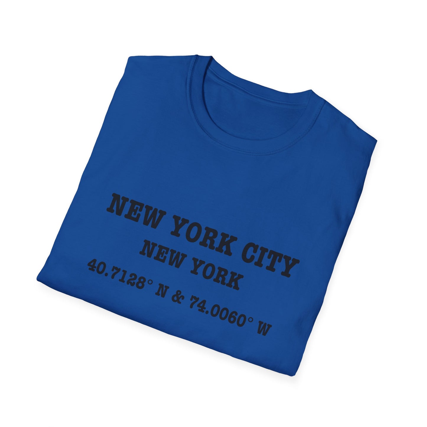 New York City Cordinates Unisex Softstyle T-Shirt