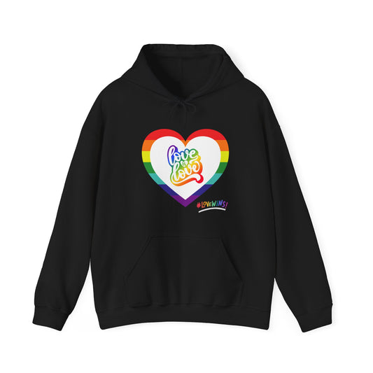 Love Is Love Rainbow Unisex Heavy Blend™ Hooded Sweatshirt