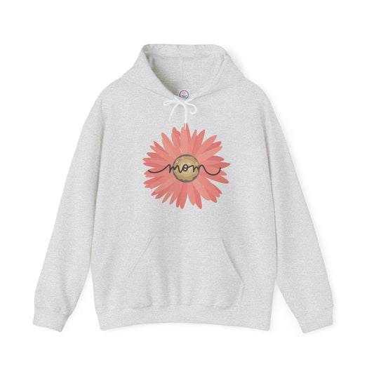 Mom Flower Unisex Heavy Blend™ Hooded Sweatshirt Hoodie Mothers Day