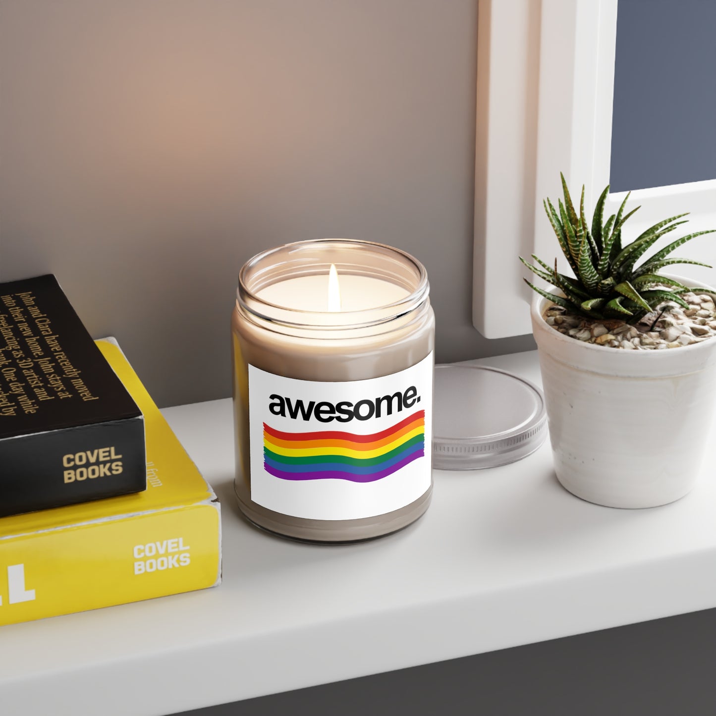 Rainbow Awesome Scented Candles, 9oz