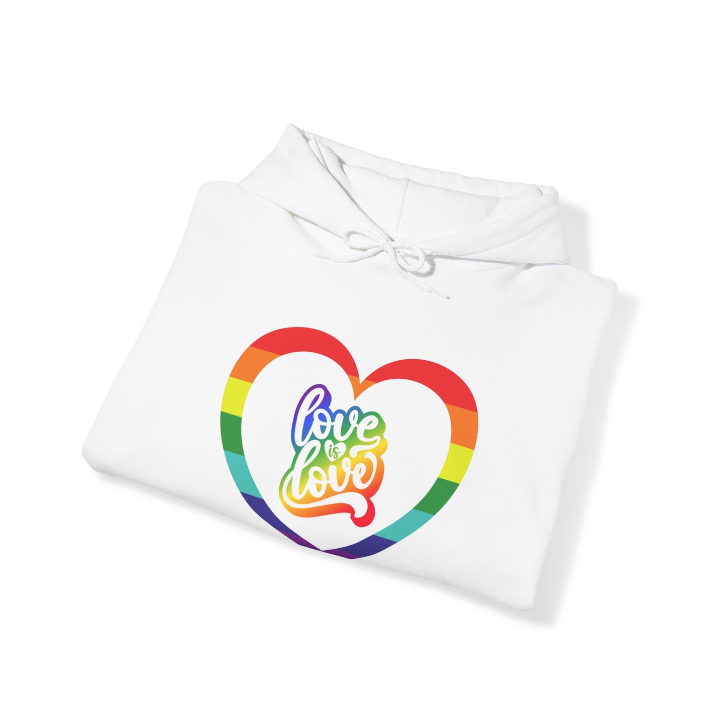 Love Is Love Rainbow Unisex Heavy Blend™ Hooded Sweatshirt