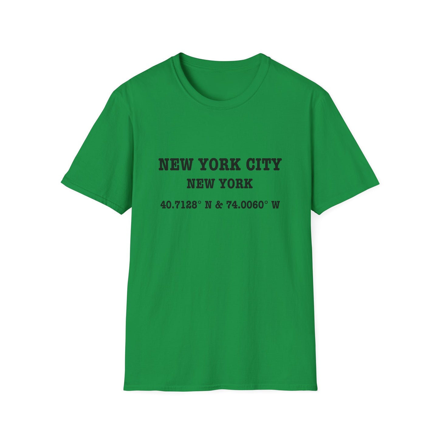 New York City Cordinates Unisex Softstyle T-Shirt