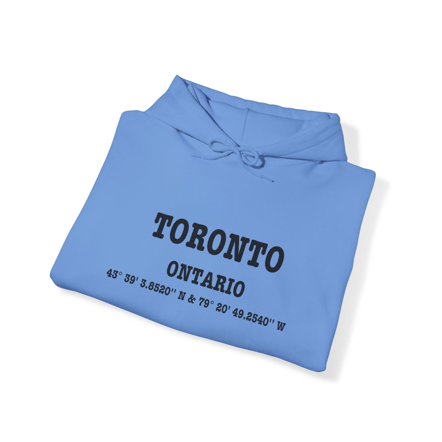 Toronto Ontario Coordinates Unisex Heavy Blend™ Hooded Sweatshirt Hoodie