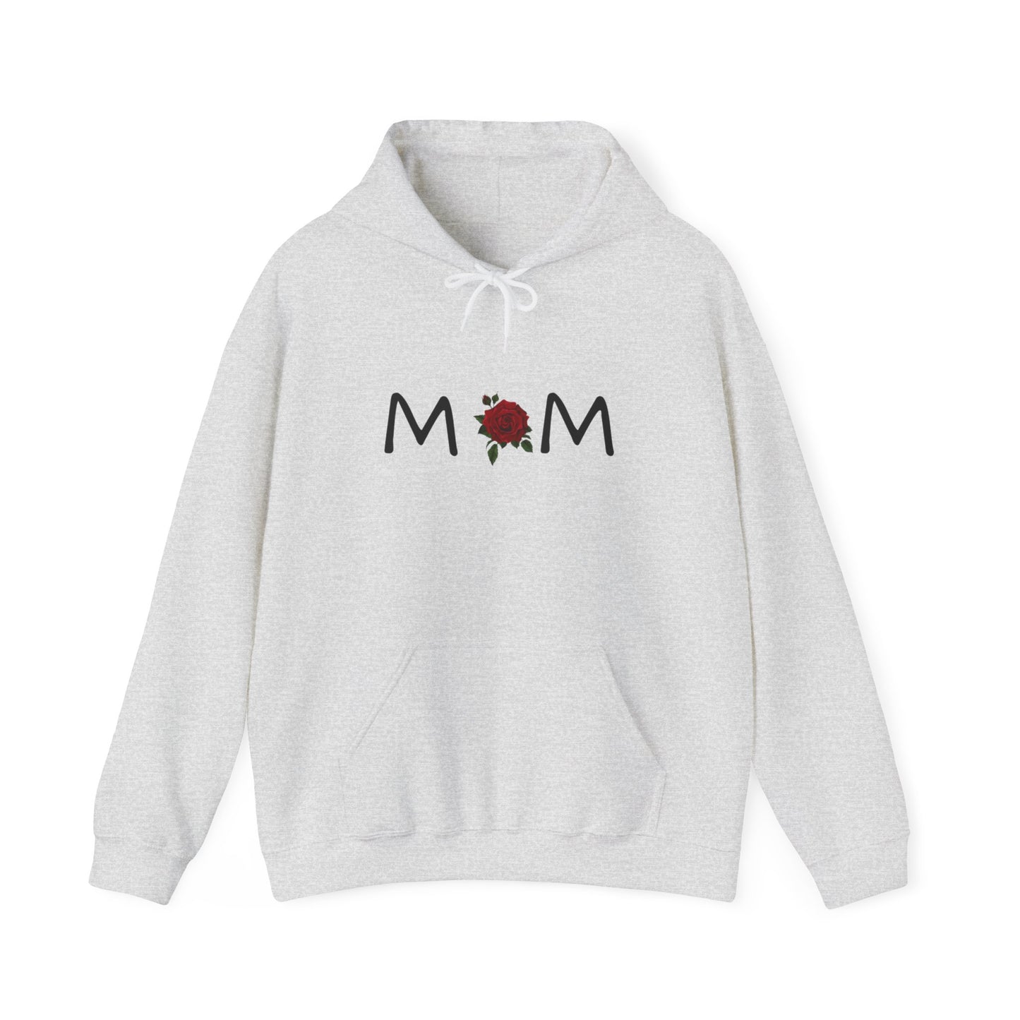 Mom With Rose Unisex Heavy Blend™ Hooded Sweatshirt