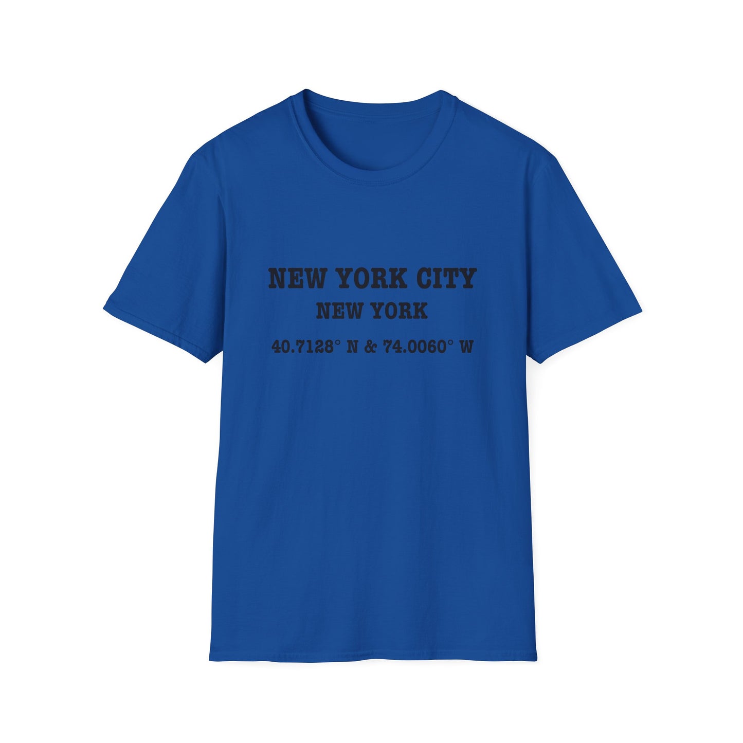 New York City Cordinates Unisex Softstyle T-Shirt