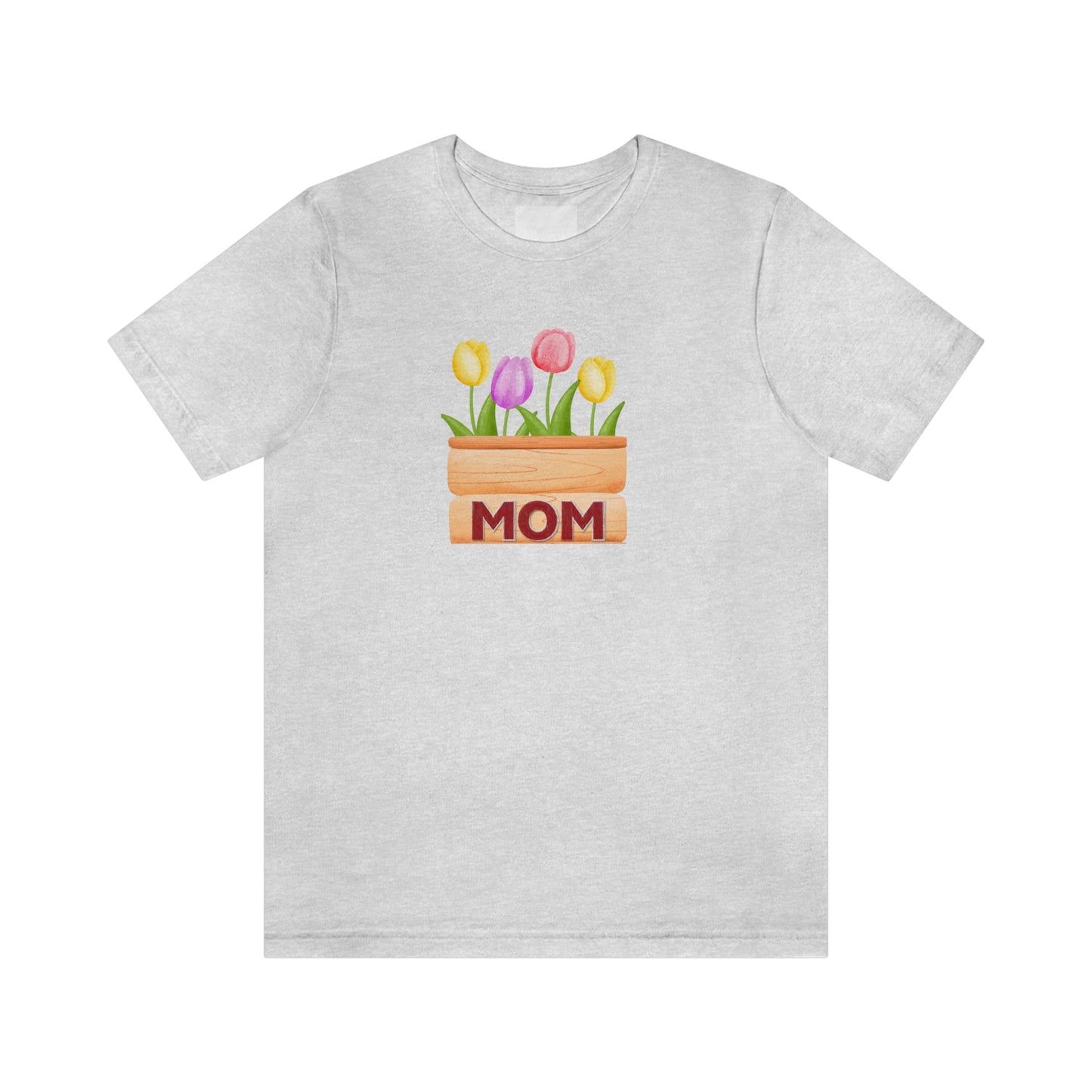 T-Shirt Bella + Canva Mom Mothers Day Jersey Short Sleeve Tee Cottage Core Floral Flowers Tulip