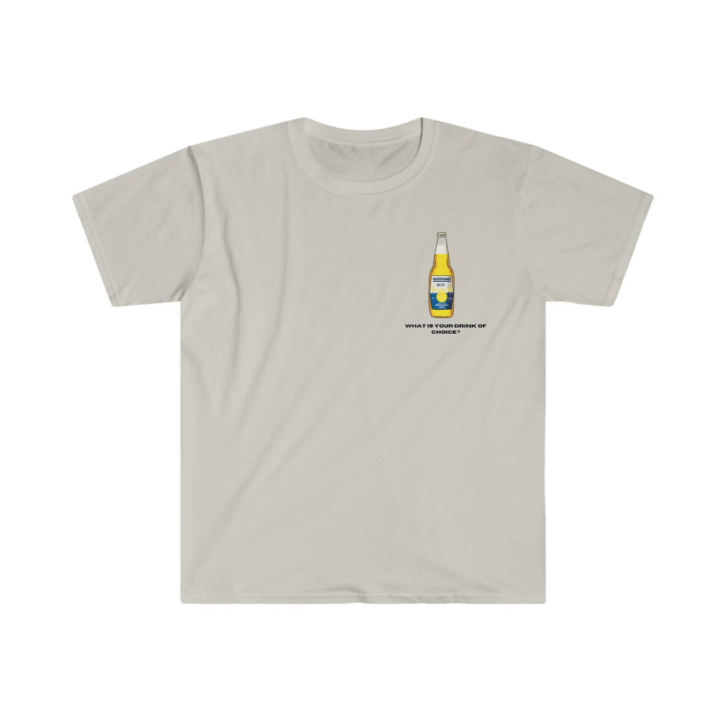 T-Shirt Gildan Drink of Choice Beer Unisex Softstyle  Tee