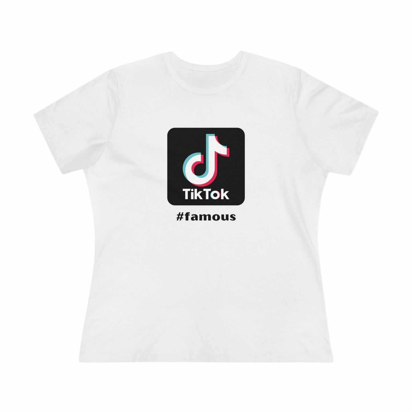 T-Shirt Bella+Canva Social Media Tok Famous Viral Women Men Premium Tee