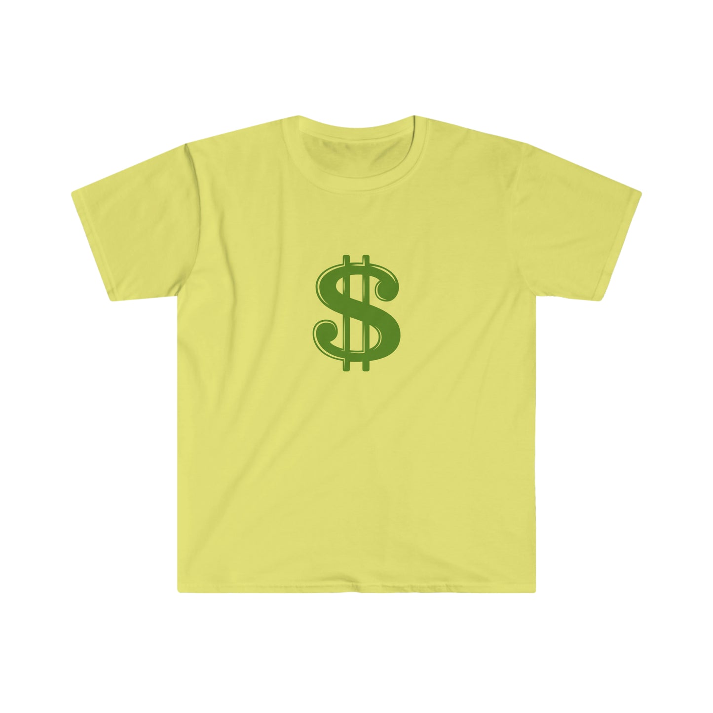 T-Shirt Gildan Unisex Softstyle Dollar Sign Money