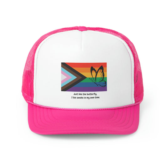 Trucker Caps Butterfly Rainbow Flag Baseball Hat