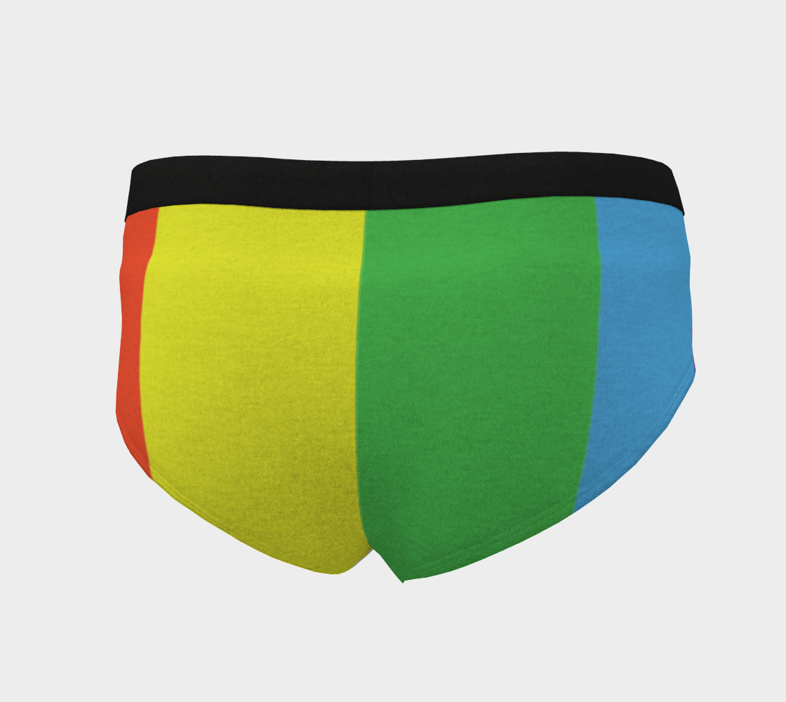 Cheeky Briefs Panties Underwear Comfortable Rainbow Flag Colors –  SunrayStoreCreations
