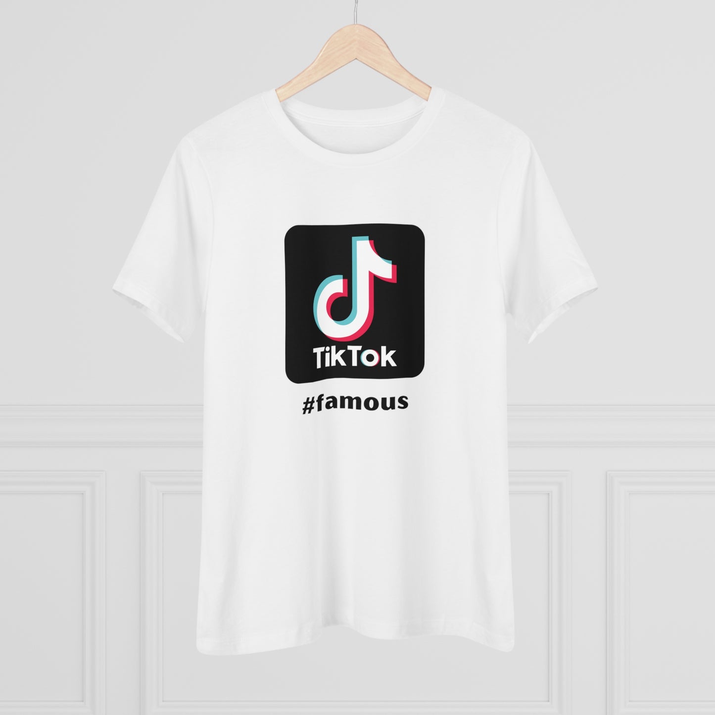 T-Shirt Bella+Canva Social Media Tok Famous Viral Women Men Premium Tee