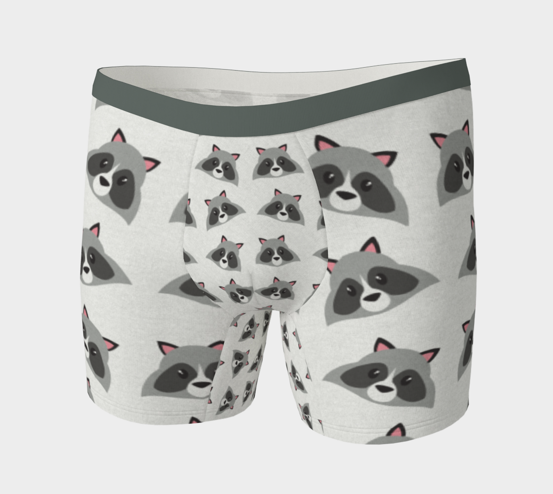 Boxer Briefs Underwear For Men Comfortable Raccoons
