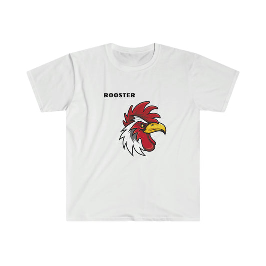 T-Shirt Gildan Rooster Animal Unisex Softstyle Tee