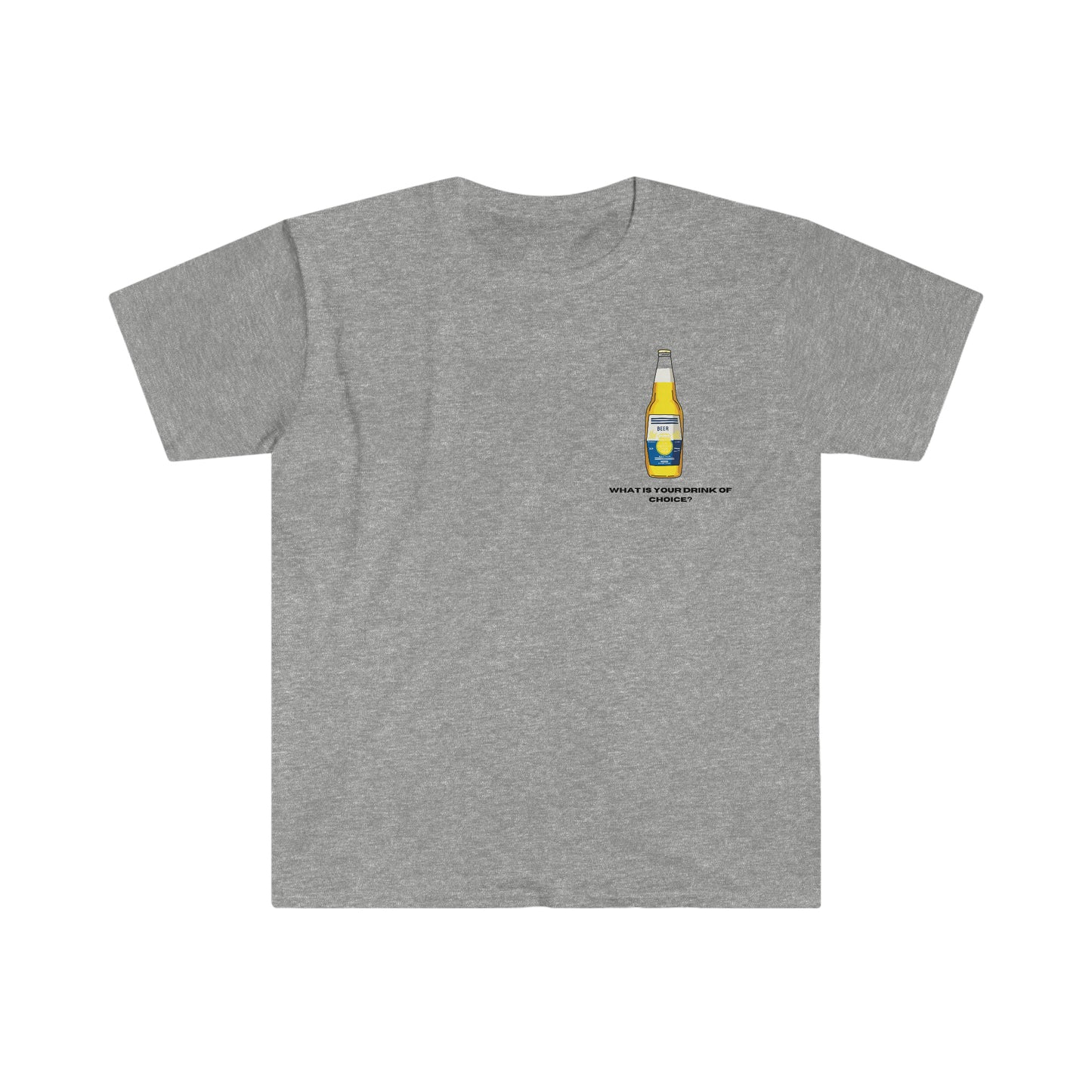 T-Shirt Gildan Drink of Choice Beer Unisex Softstyle  Tee