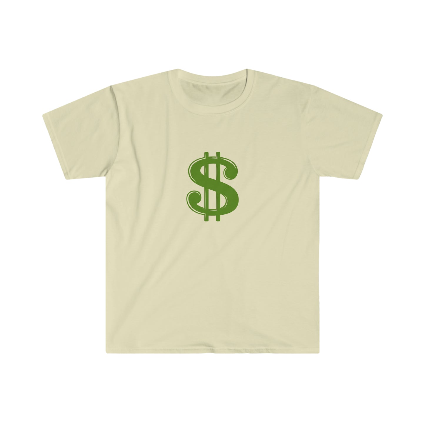 T-Shirt Gildan Unisex Softstyle Dollar Sign Money