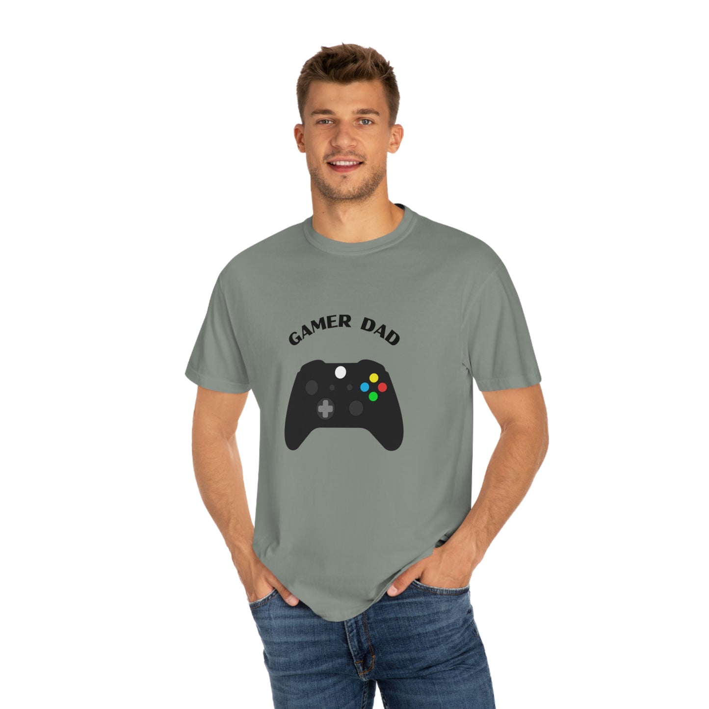 T-Shirt Comfort Colors Gamer Dad Unisex Tee