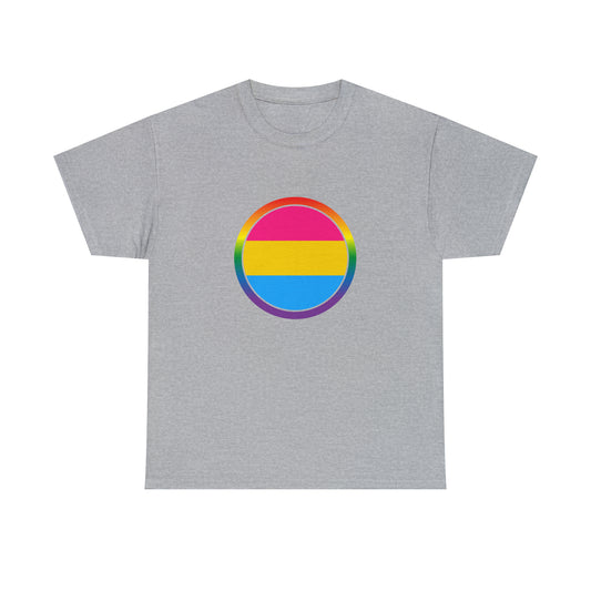 T-Shirt Gildan Rainbow Pansexual Flag Round Unisex Heavy Cotton Tee