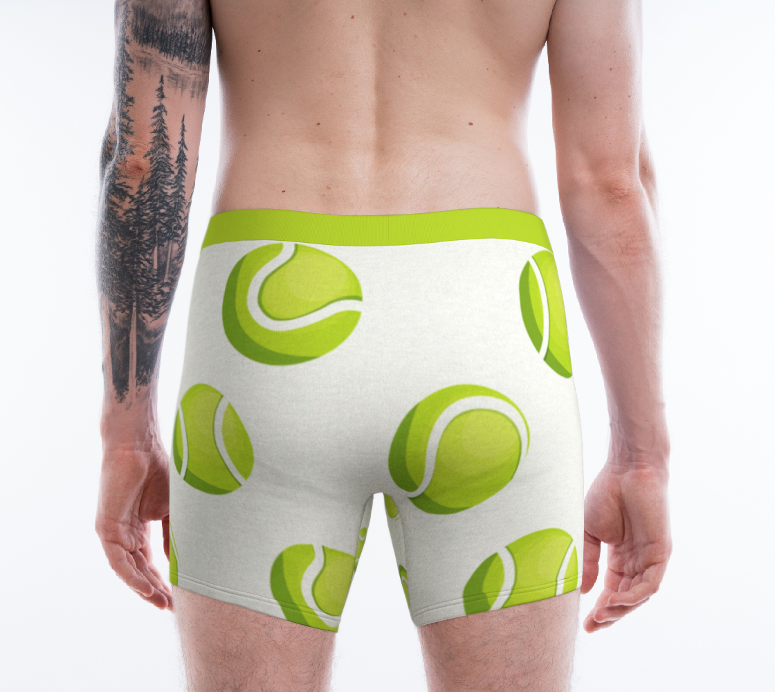 Boxer Briefs Underwear For Men Comfortable Tennis Balls Sport