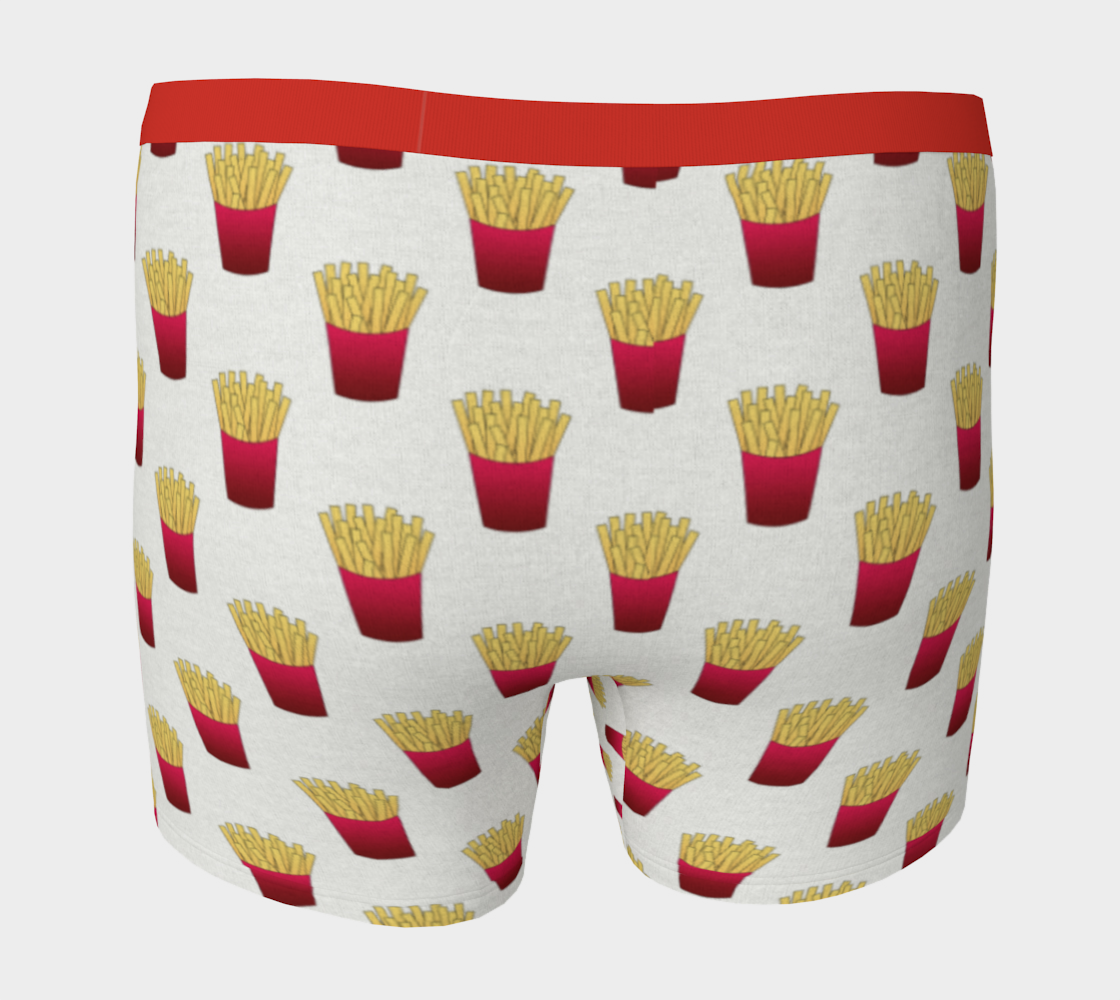 Boxer Briefs Underwear For Men Comfortable French Fries Funny