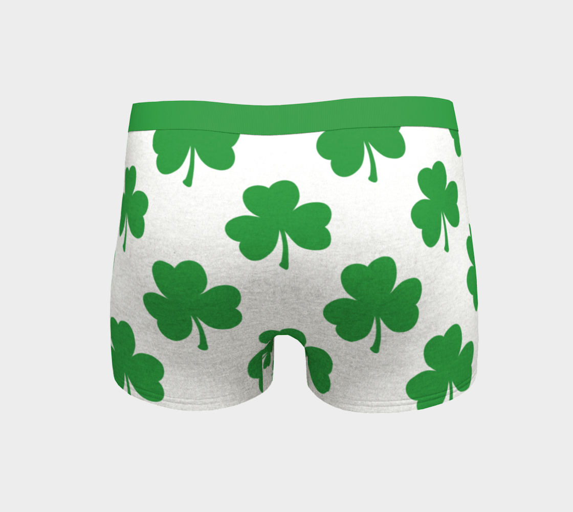 Boy Shorts Underwear Panties for Women Shamrock St. Patricks Day