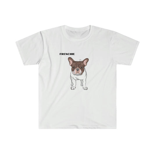 T-Shirt Gildan Frenchie Dog Animal Tee Unisex Softstyle