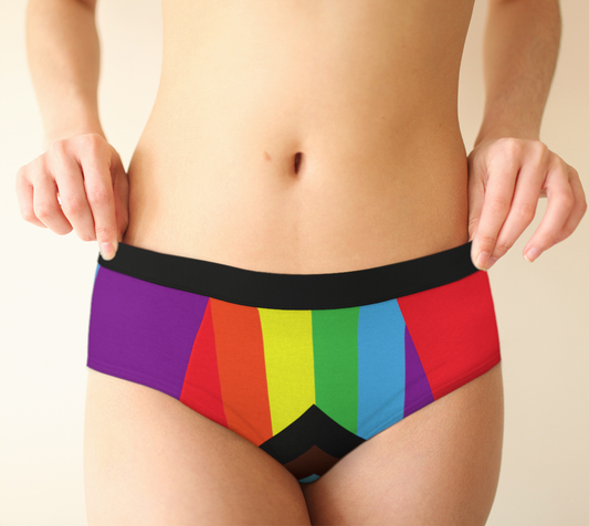 Cheeky Briefs Panties Underwear Comfortable Rainbow Flag Colors