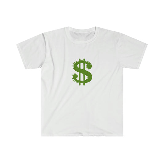 T-Shirt Gildan Unisex Softstyle Dollar Sign Money