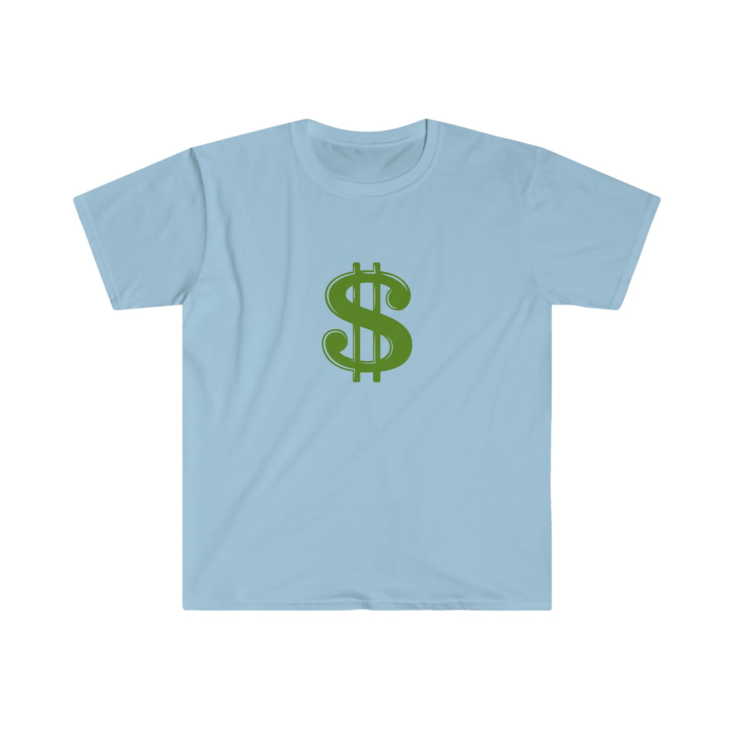 T-Shirt Gildan Unisex Softstyle Dollar Sign Money