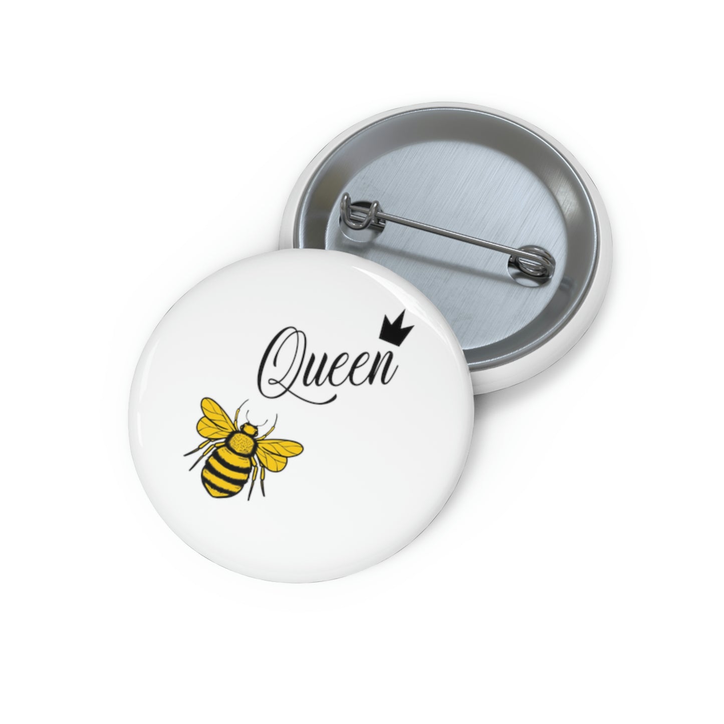 Buttons Pin Queen Bee