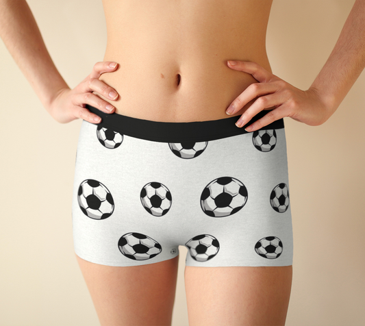 Boy Shorts Underwear Panties for Women Soccer Balls Sport