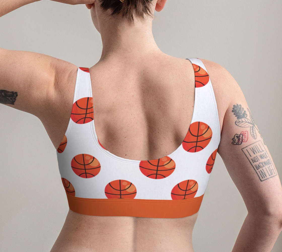 Sports Bra Comfortable For Women With Basketballs
