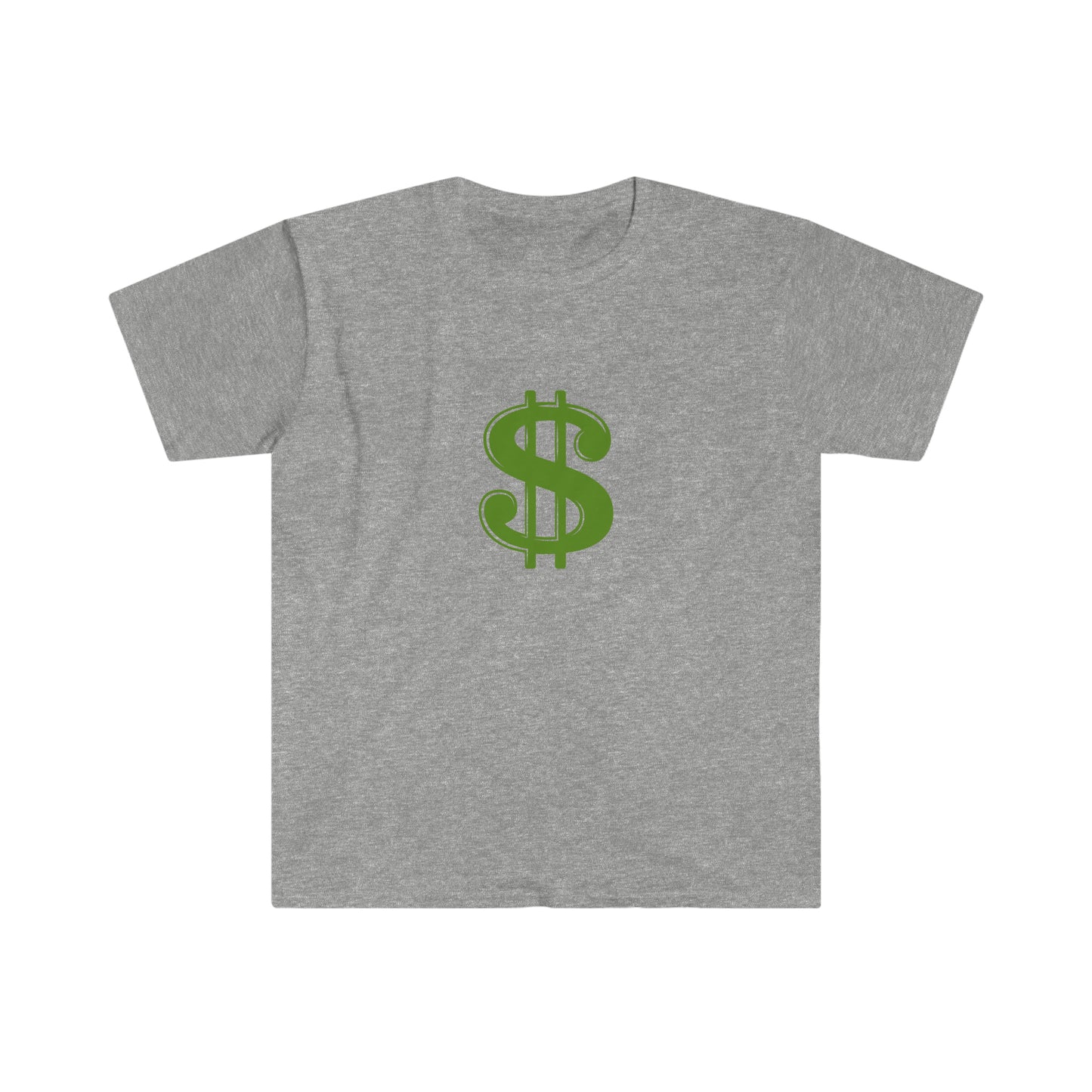 T-Shirt Gildan Unisex Softstyle Dollar Sign Money