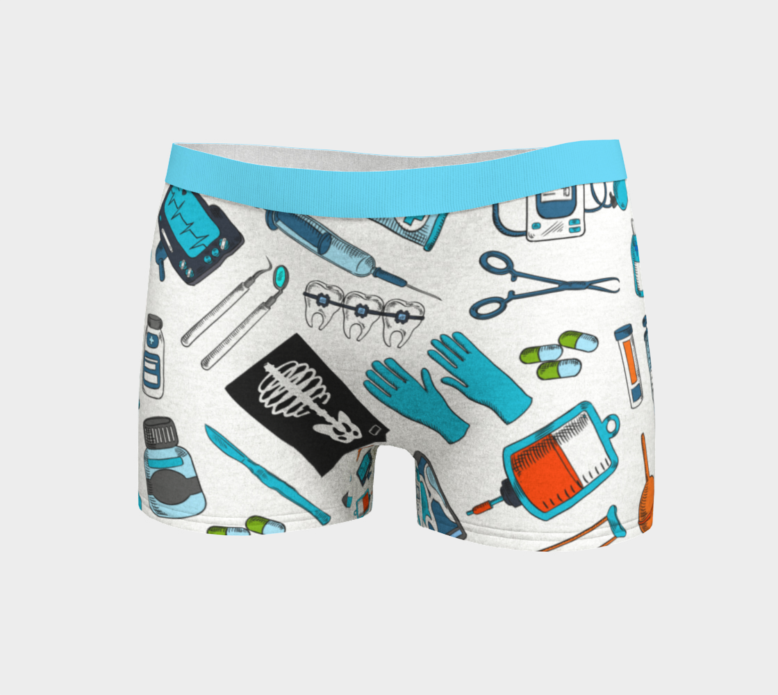 Boy Shorts Underwear Panties for Women Doctor Nurse Tools