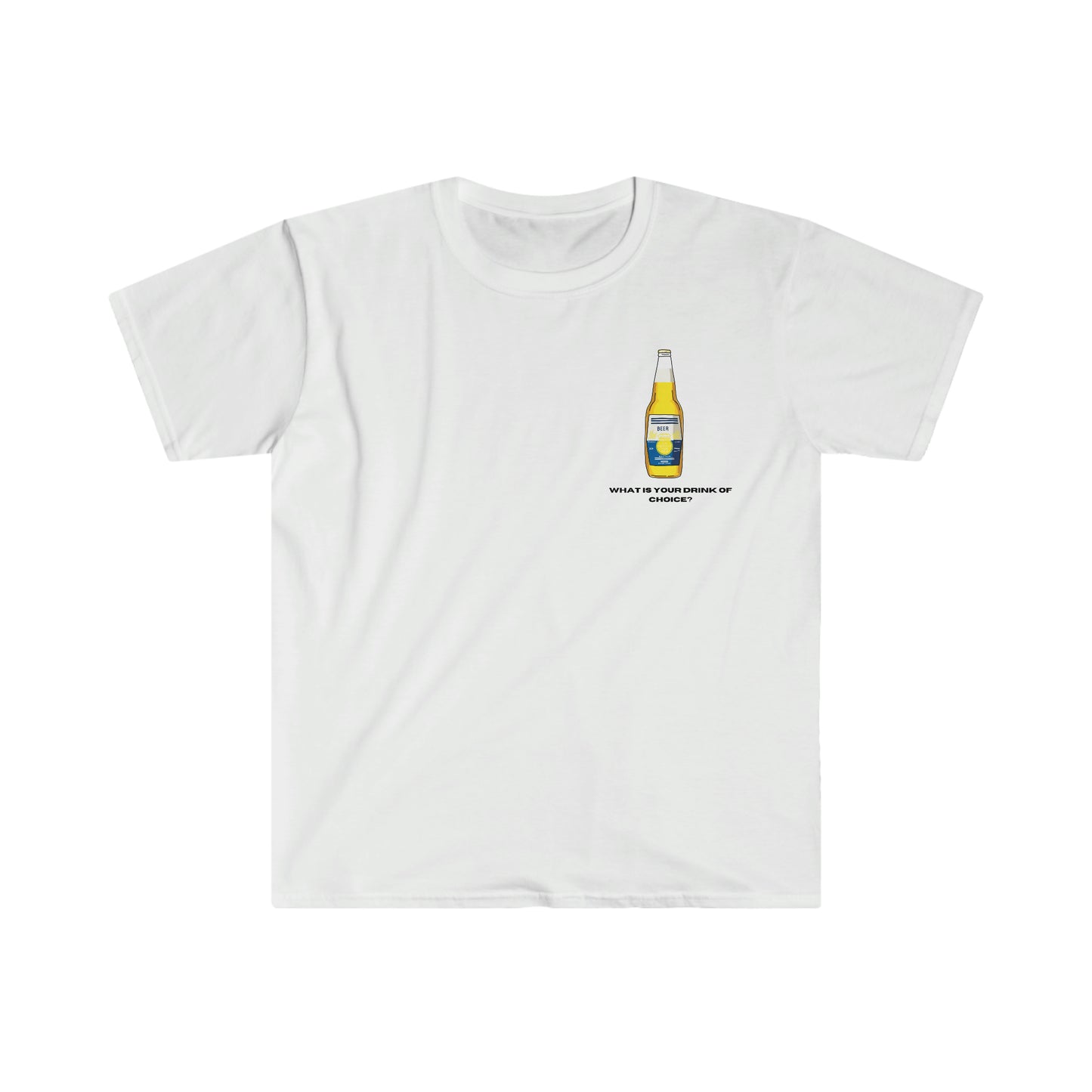 T-Shirt Gildan Drink of Choice Beer Unisex Softstyle  Tee